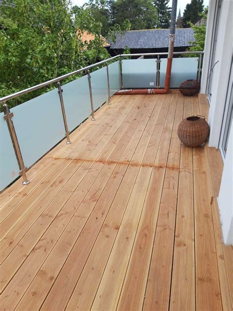 Gel Nder Vsg Glas Balkongel Nder Edelstahl Balkon Terrasse