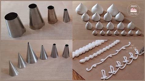 Round Piping Nozzles Tutorial For Beginners Recommendation And