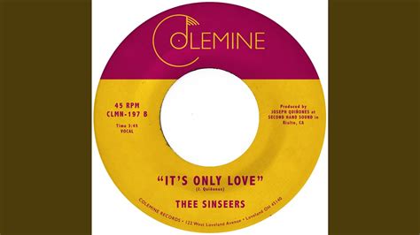 It's Only Love - YouTube