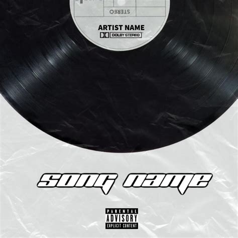 Vinyl Album Cover Template Postermywall