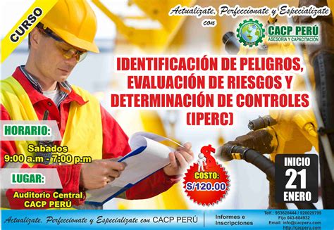 Cacp Perú Curso Identificación De Peligros Evaluación De Riesgos Y Determinación De