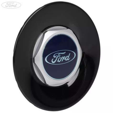 GENUINE FORD FIESTA ST500 Panther Black 17 Alloy Wheel Centre Cap X1