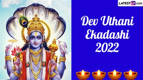 Festivals And Events News Happy Prabodhini Ekadashi 2022 Wishes Dev