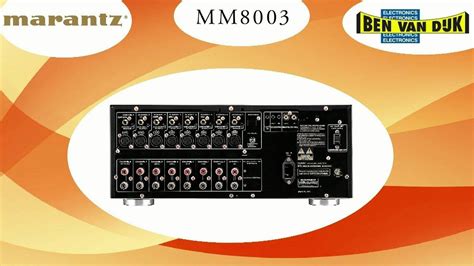 marantz mm  av pre power amplifiers youtube