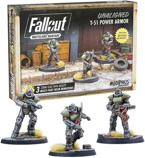 Modiphius Entertainment Fallout Wasteland Warfare Unaligned T51 Power