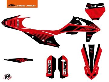 Kit D Co Motocross Ktm Replica Thomas Corsi Ipone Noir Rouge S Rie Kutvek