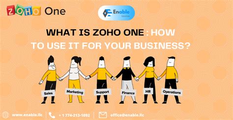 What Is Zoho One How To Use It For Your Business Enable Solutions