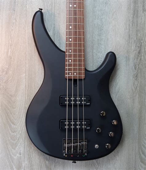 Yamaha Trbx504 Electric 4 String Bass Guitar Translucent Black Finish A Strings