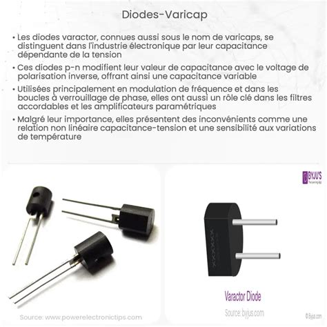 Diode Varicap Comment A Marche Application Et Avantages