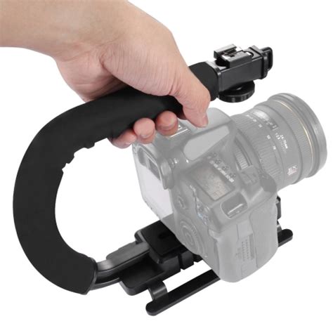 Us Warehouse Puluz U C Shape Portable Handheld Dv Bracket Stabilizer