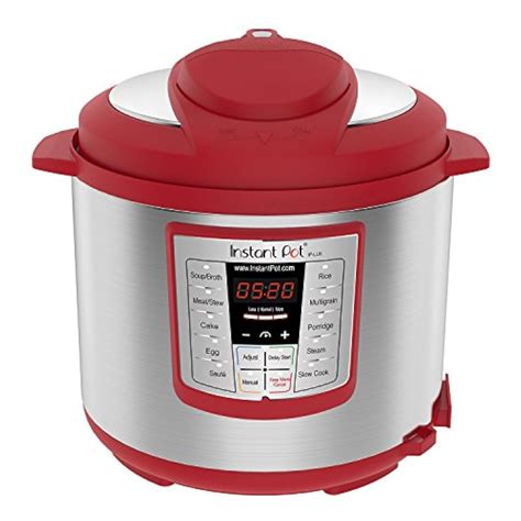 Instant Pot Lux 6 Qt Red 6 In 1 Muti Use Programmable Pressure Cooker