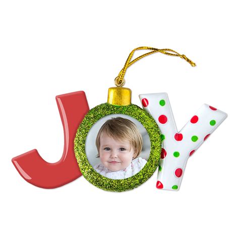 Joy Photo Ornament