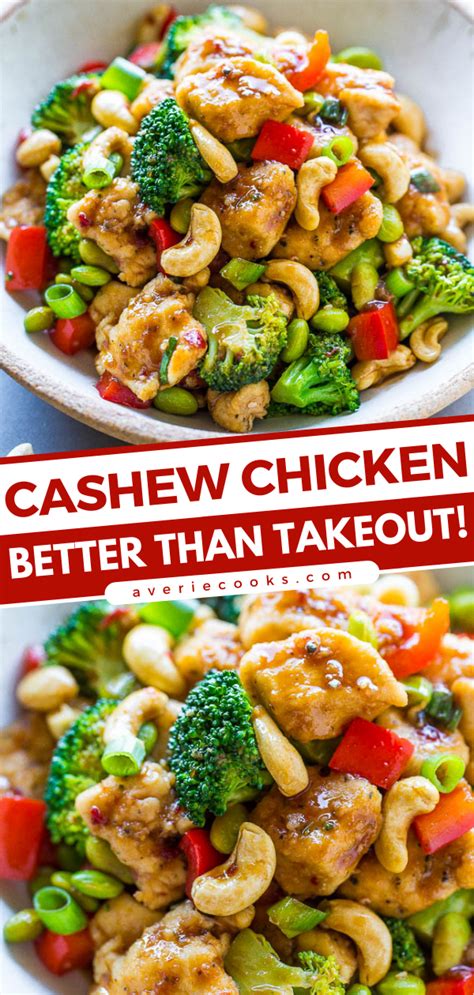 20 Minute Cashew Chicken {better Than Takeout } Averie Cooks