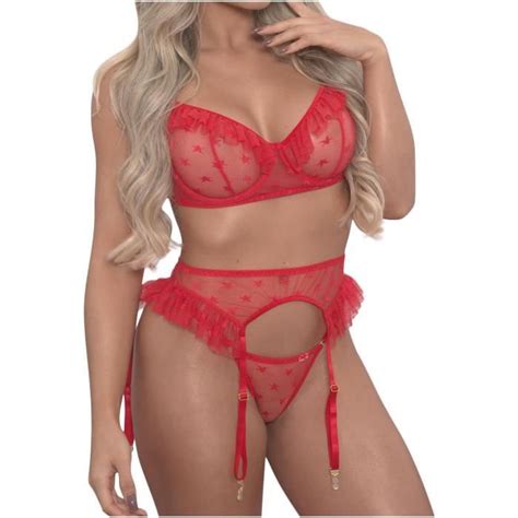 Femmes Lingerie Corset Sans Dentelle Fil Rac Mousseline V Tements De