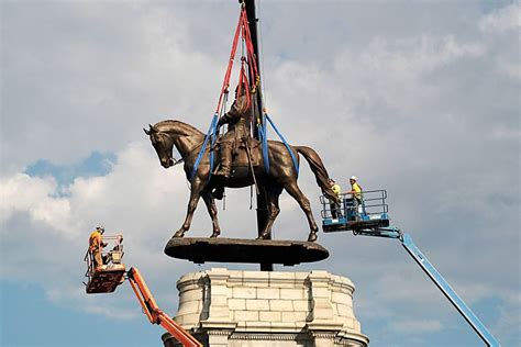 1887 Time Capsule Being Opened After Robert E Lee Statue Removal