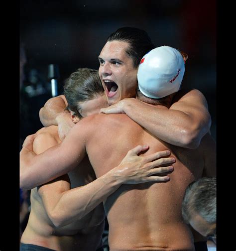 Photo Yannick Agnel Florent Manaudou Fabien Gilot et Jérémy