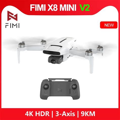 Original FIMI X8 MINI V2 Drone 4k HD 3 Axis Gimbal Camera 9km