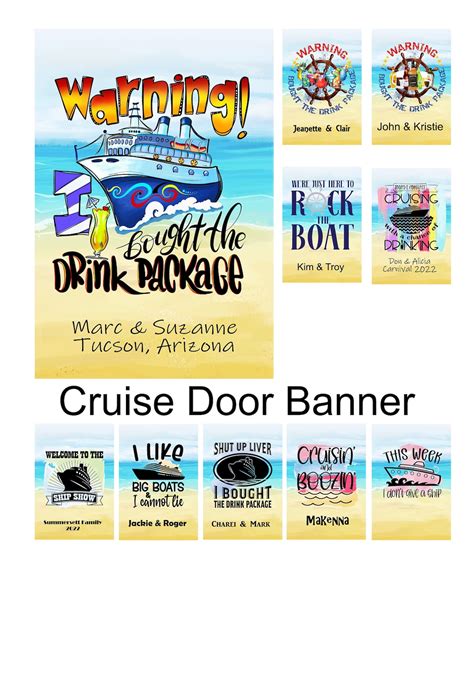 Rock The Best Cabin Door With These Free Printable Cruise Door