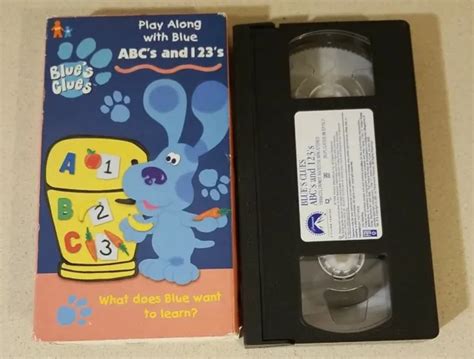 Nick Jr Blue S Clues Abc S And S Vhs Gc Eur