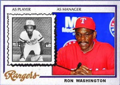 1978 Topps Style Ron Washington, Texas Rangers, Minnesota Twins ...