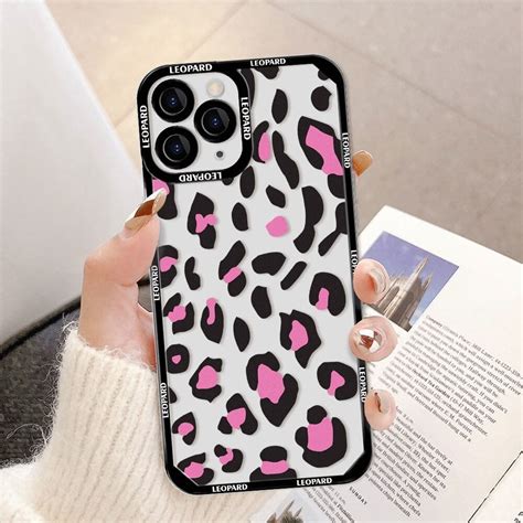 Pink Black Leopard Iphone Case Waw Cases