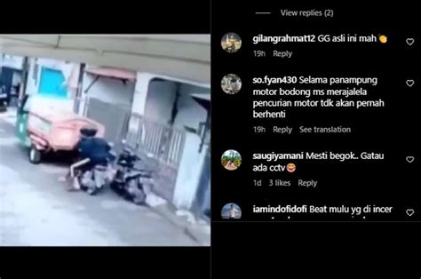 Aksi Maling Honda BeAT Terekam CCTV Di Jatinegara Pakai Modus Disetut