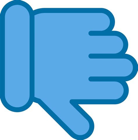 Thumbs Down Vector Icon Design 15350482 Vector Art At Vecteezy