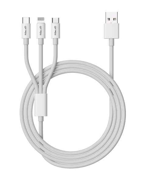 Cable De Carga 3 En 1 USB A A Lightning Micro USB Y Tipo C MOBIL