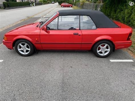 Såld Ford Escort Cabriolet XR3i 88 begagnad 1988 8 000 mil i Vellinge