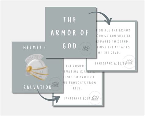 Armor of God Printable Cards - Etsy