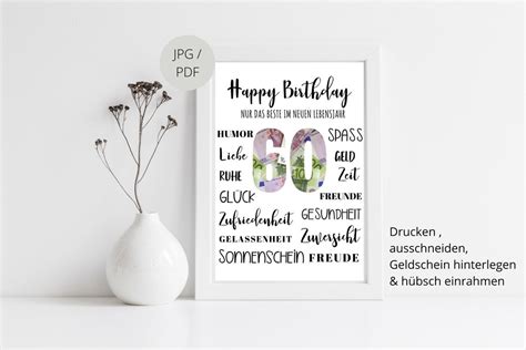 Geldgeschenk Geburtstag Pers Nliches Geburtstagsgeschenk Pdf Datei