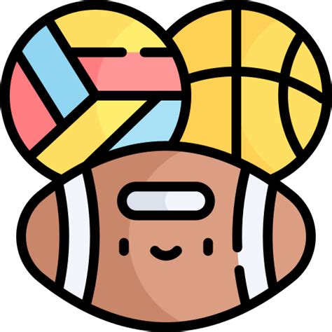 Sport Kawaii Lineal Color Icon