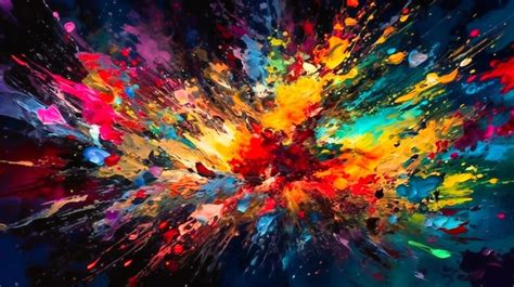 Premium AI Image | A paint brush wallpaper abstract art hd