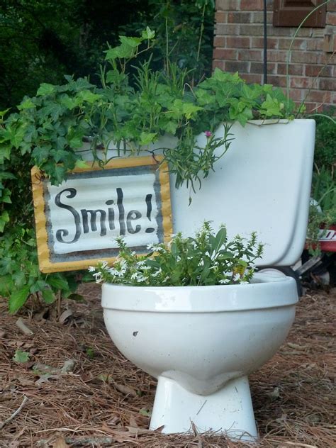 Bowl Me Over Toilet Planters Brooklyn Limestone