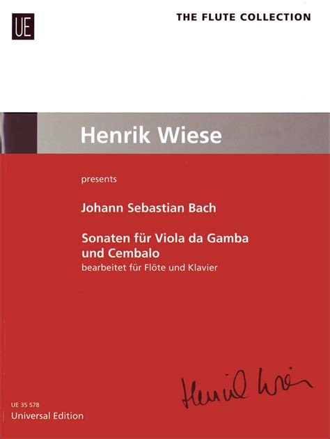 Amazon Bach Sonatas For Viola Da Gamba And Harpsichord For Flute