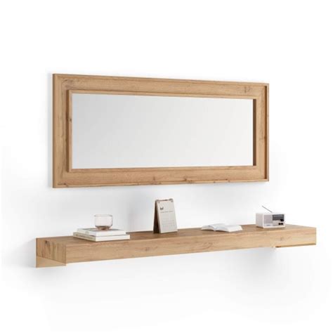 Console Murale Evolution 180x40 Bois Rustique