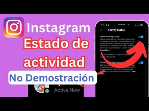 cómo activar el estado de actividad en Instagram estado activo que