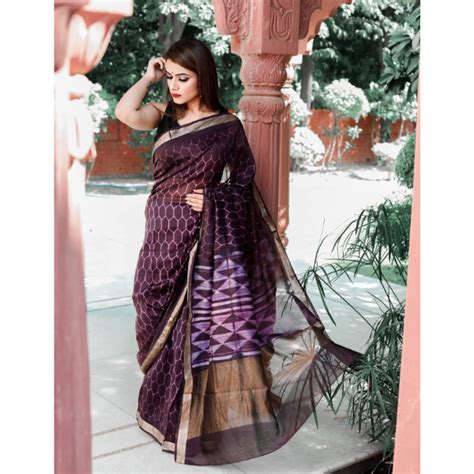 Authentic Chanderi Silk Saree Directcreate