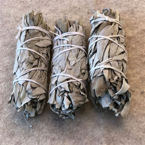 3 Pack White Sage Smudge Sticks Perfect Sage Stick Smudge Sticks Smudging Kit Replenishment ...