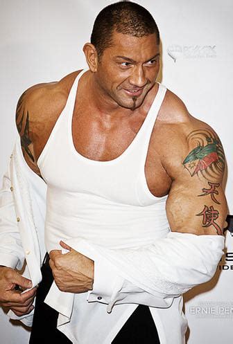 style tattoo best: WWE Superstar Dave Batista Tattoos