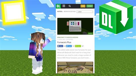 Como Instalar Mods No Mcpedl Para Minecraft Youtube