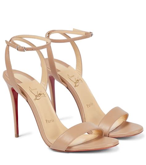 Made From Nappa Leather With Christian Louboutins Recognizable Lacquered Red Soles The