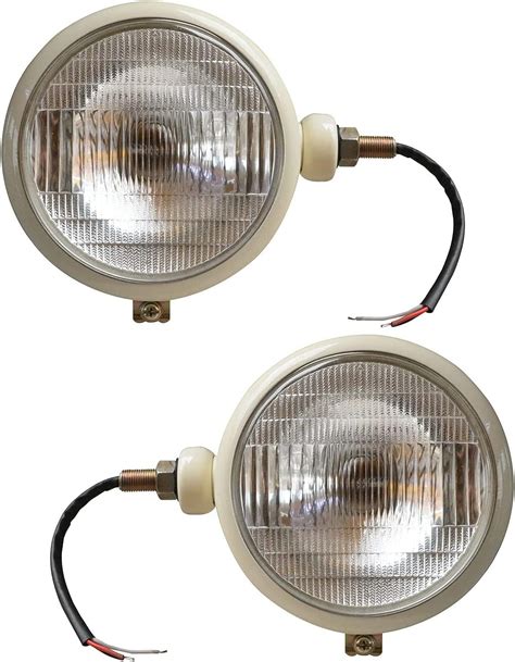 Apsmotiv Ivory 8n Ford Tractor Lights Complete Head Lamp