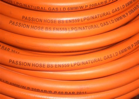 Red Flexible Propane Gas Hose Mm Gas Hose With High Tensile Oil