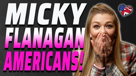 AMERICAN REACTS MICKY FLANAGAN AMERICANS AMANDA RAE YouTube