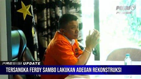 Ini Penampakan Perdana Ferdy Sambo Pakai Baju Tahanan Warna Oranye Saat