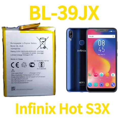 Infinix Hot S X Battery Bl Jx Battery Infinix Battery Daraz Pk