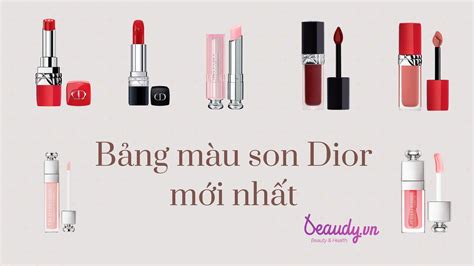 Cập nhật bảng màu son Dior mới nhất đầy đủ nhất 2023 Beaudy vn