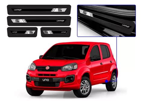 Kit 8pçs Soleira Adesiva Fiat Uno Attractive 2020 2021 2022