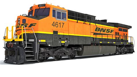 Locomotive GE AC4400CW BNSF 3D model | CGTrader